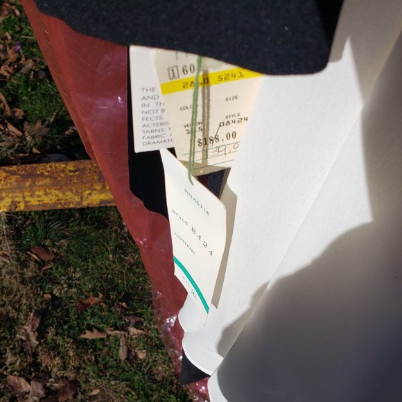 Jacket Skirt size 10 NWT Karen Warren 2 Piece Suit white and black - Picture 5 of 7